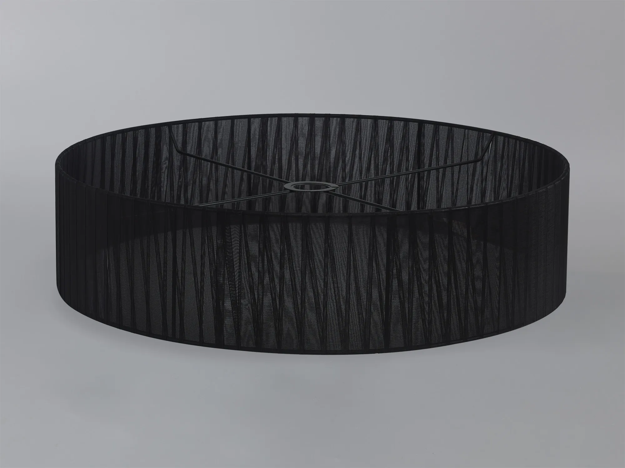 Serena 60cm Organza Fabric Shade Black D0609  Deco Serena